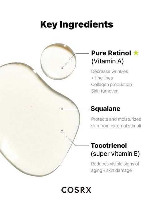 COSRX The Retinol 0.5 Oil sukinnaturals sukinnaturals.com.au